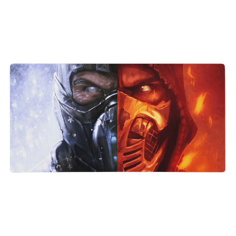 Tapis De Souris Gamer Duel Feu et Glace - La Planète Gaming