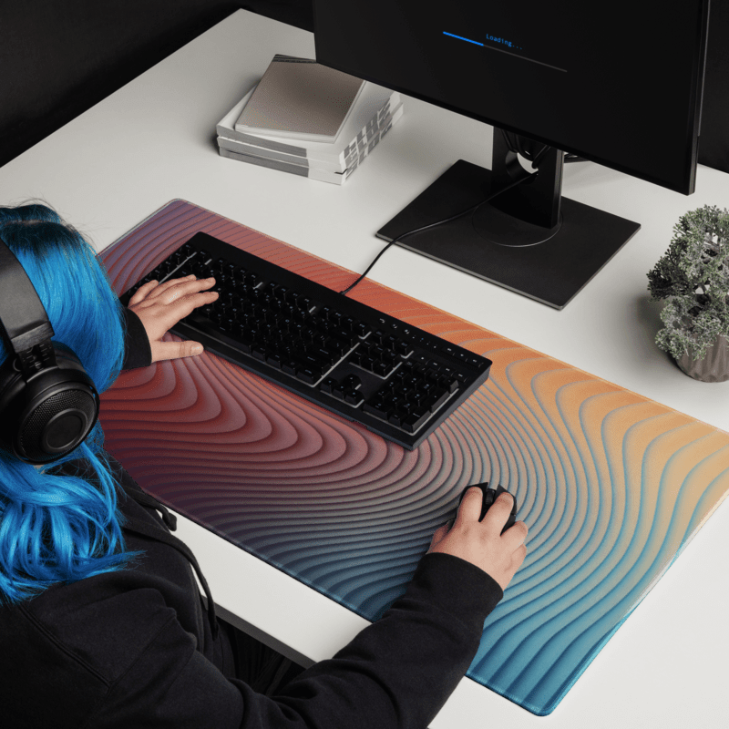 Tapis De Souris Original Dégradé Multicolores - La Planète Gaming