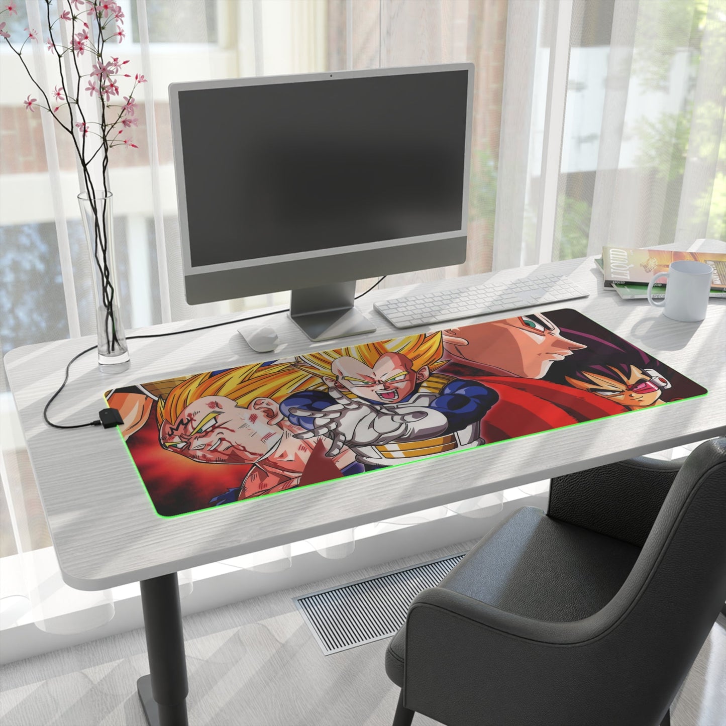 Tapis De Souris RGB Vegeta Évolution Saiyan - La Planète Gaming