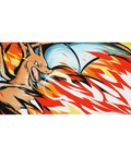 Tapis De Souris Anime Dragon de Feu - La Planète Gaming