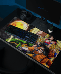 Tapis de Souris Anime Évolution des Saiyans - La Planète Gaming