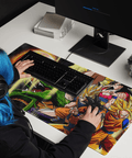 Tapis de Souris Anime Évolution des Saiyans - La Planète Gaming