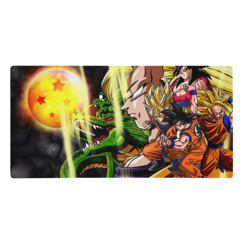 Tapis de Souris Anime Évolution des Saiyans - La Planète Gaming