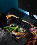 Tapis de Souris Anime Évolution des Saiyans - La Planète Gaming