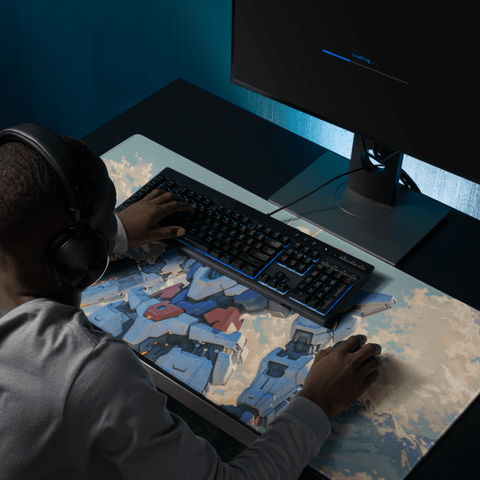 Tapis De Souris Anime Guerrier Mécanique - La Planète Gaming