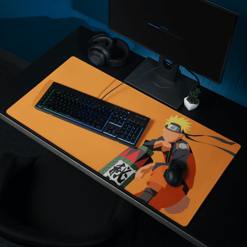 Tapis De Souris Anime Ninja Orange - La Planète Gaming