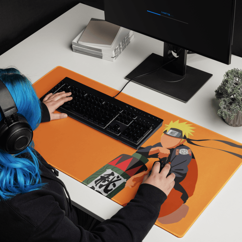 Tapis De Souris Anime Ninja Orange - La Planète Gaming