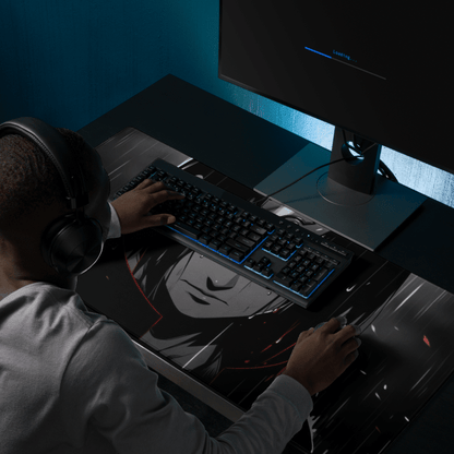 Tapis De Souris Anime Ninja Renégat Yeux Rouges - La Planète Gaming