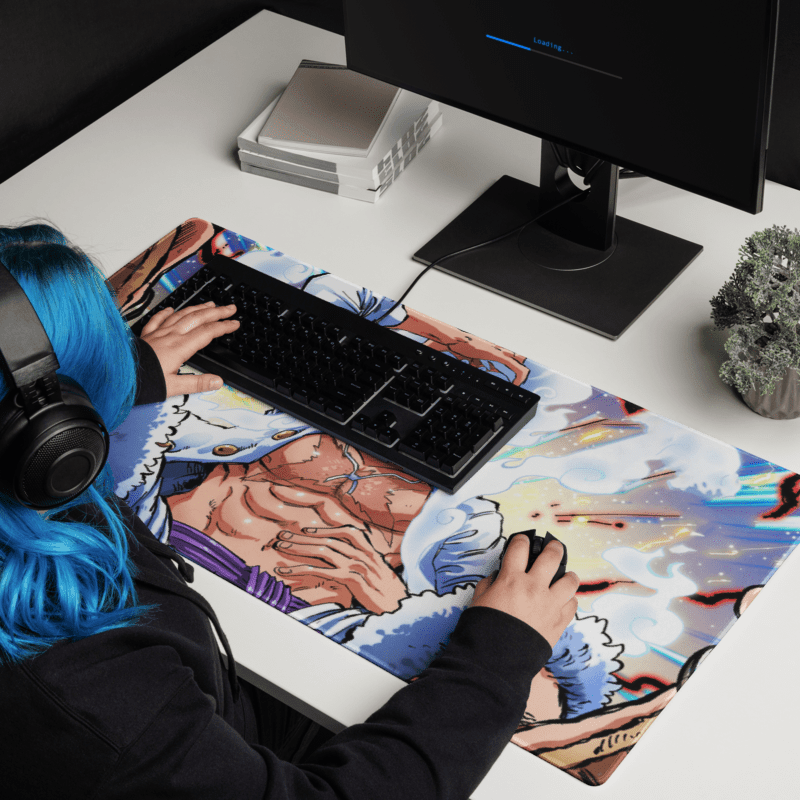 Tapis de Souris Anime Rire du Guerrier - La Planète Gaming