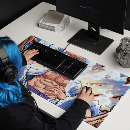 Tapis de Souris Anime Rire du Guerrier - La Planète Gaming
