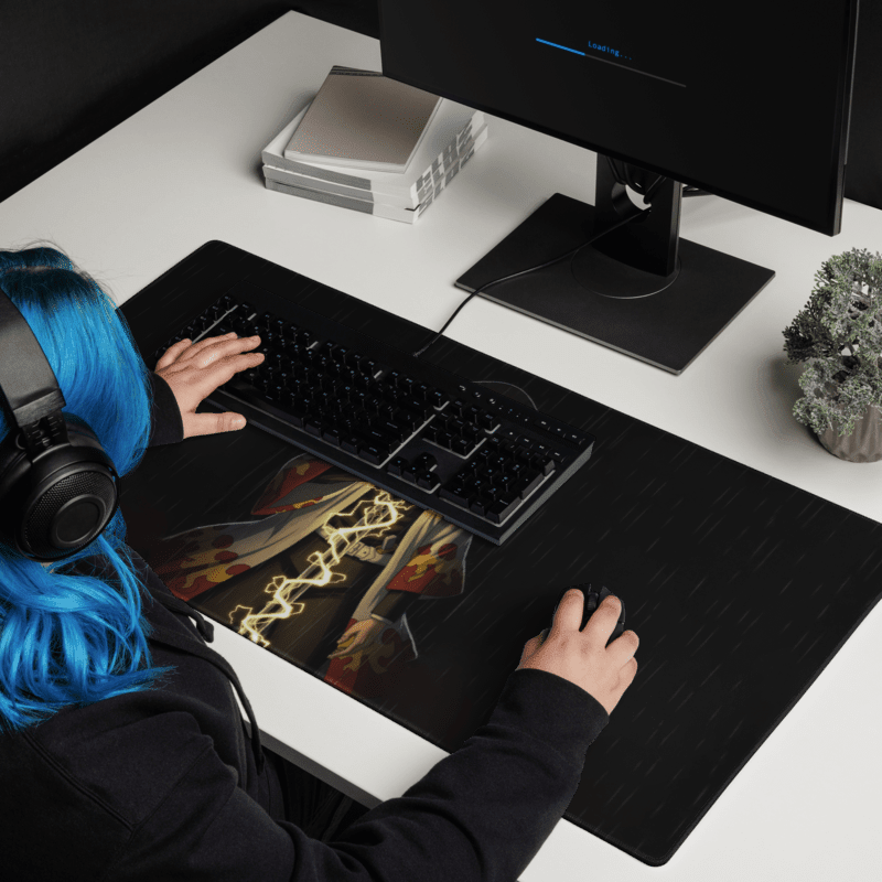 Tapis De Souris Anime Samouraï Chapeau Paille - La Planète Gaming
