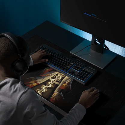 Tapis De Souris Anime Samouraï Chapeau Paille - La Planète Gaming