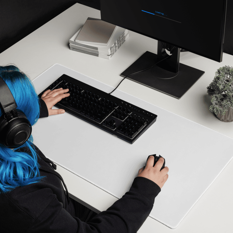 Tapis De Souris Blanc - La Planète Gaming
