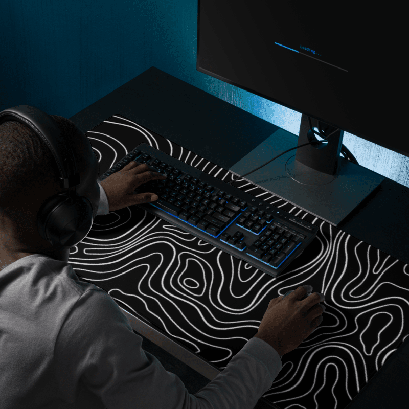 Tapis De Souris Bureau Noir - La Planète Gaming