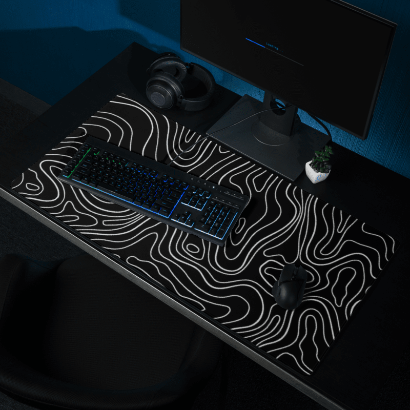 Tapis De Souris Bureau Noir - La Planète Gaming