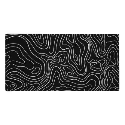 Tapis De Souris Bureau Noir & Blanc - La Planète Gaming