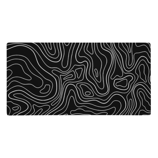 Tapis De Souris Bureau Noir & Blanc - La Planète Gaming