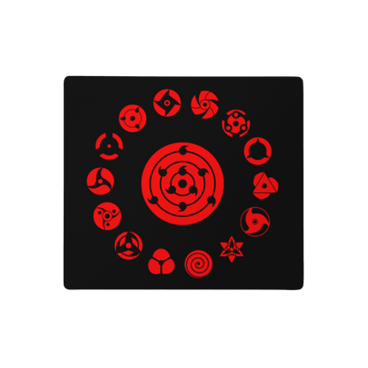 Tapis De Souris Carré Manga Emblèmes Ninja Légendaires - La Planète Gaming