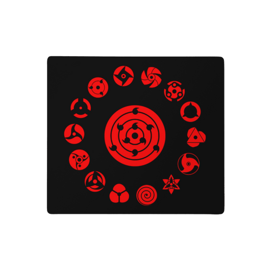 Tapis De Souris Carré Manga Emblèmes Ninja Légendaires - La Planète Gaming