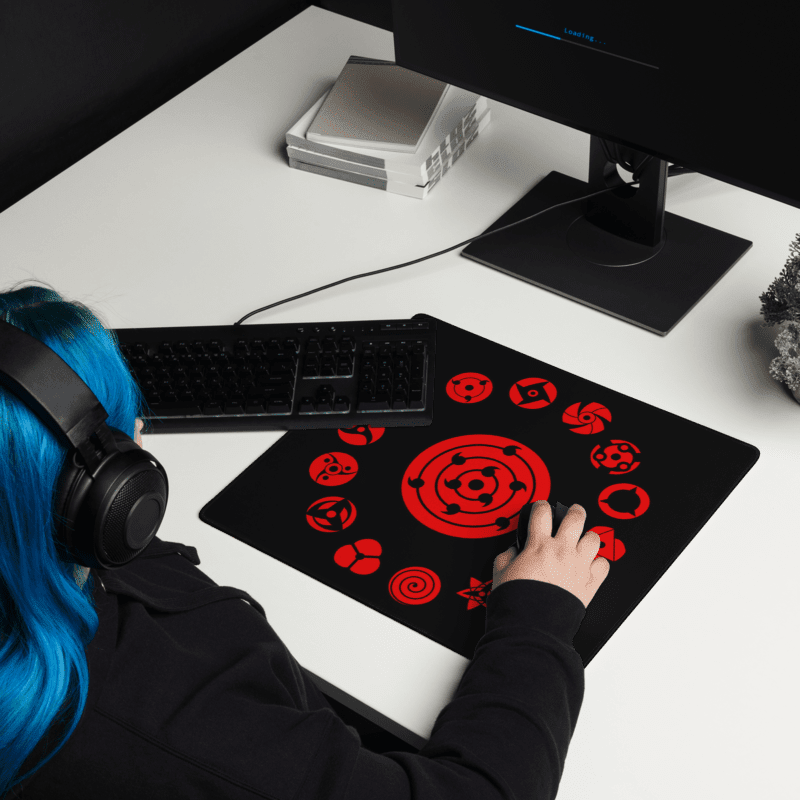 Tapis De Souris Carré Manga Emblèmes Ninja Légendaires - La Planète Gaming