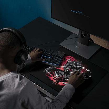 Tapis De Souris Carré Manga Guerrier Foudre - La Planète Gaming