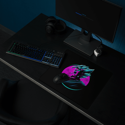 Tapis De Souris Carré Manga Guerrier Néon - La Planète Gaming