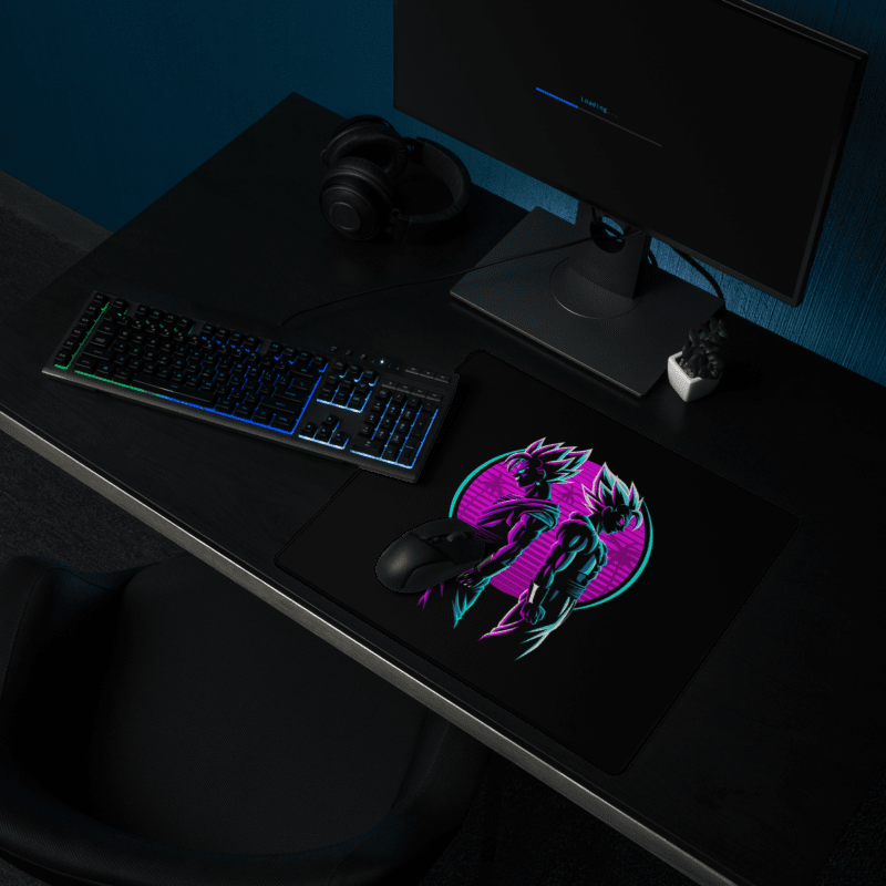 Tapis De Souris Carré Manga Guerriers Néon - La Planète Gaming