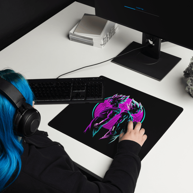 Tapis De Souris Carré Manga Guerriers Néon - La Planète Gaming