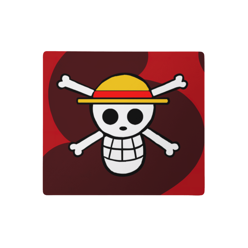 Tapis De Souris Carré Manga Symbole Pirate Légendaire - La Planète Gaming