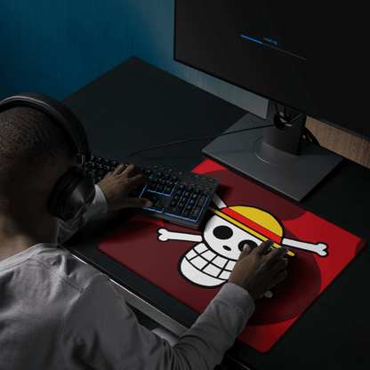 Tapis De Souris Carré Manga Symbole Pirate Légendaire - La Planète Gaming