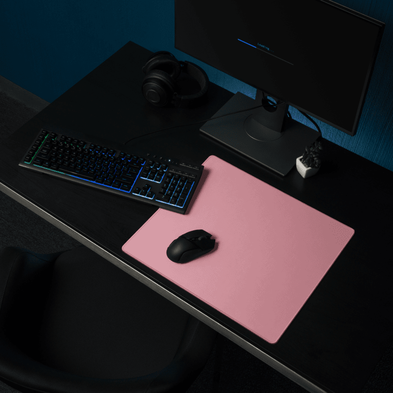Tapis De Souris Carré Rose Pastel - La Planète Gaming