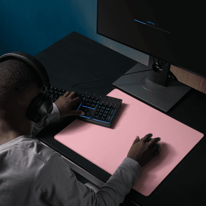 Tapis De Souris Carré Rose Pastel - La Planète Gaming