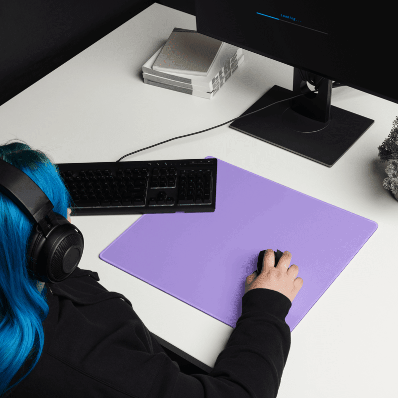 Tapis De Souris Carré Violet Pastel - La Planète Gaming