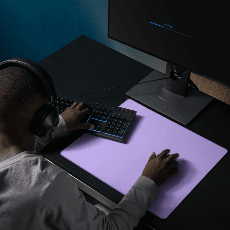 Tapis De Souris Carré Violet Pastel - La Planète Gaming