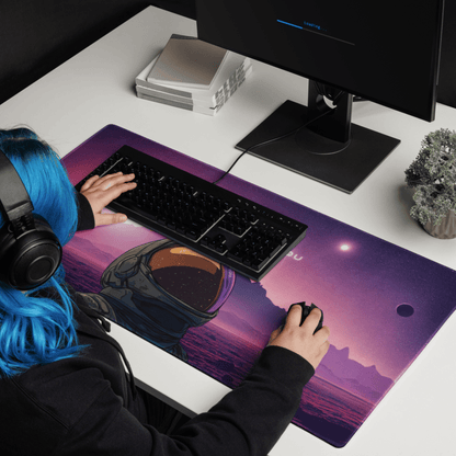 Tapis De Souris Gamer Astronaute Violet - La Planète Gaming
