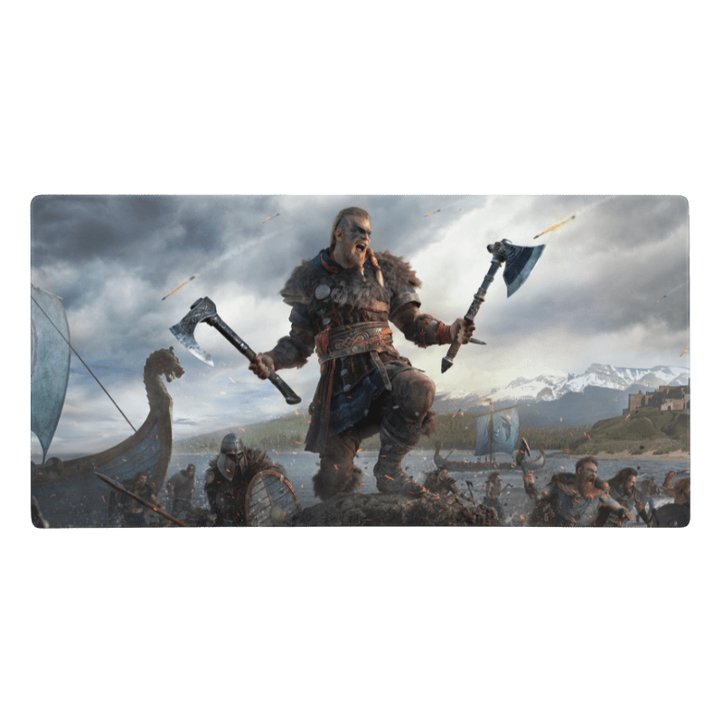Tapis de Souris Gamer Bataille Vikings - La Planète Gaming