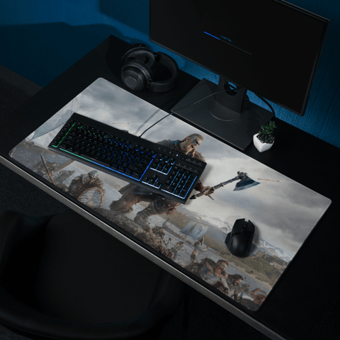 Tapis de Souris Gamer Bataille Vikings - La Planète Gaming
