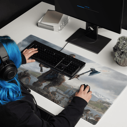 Tapis de Souris Gamer Bataille Vikings - La Planète Gaming