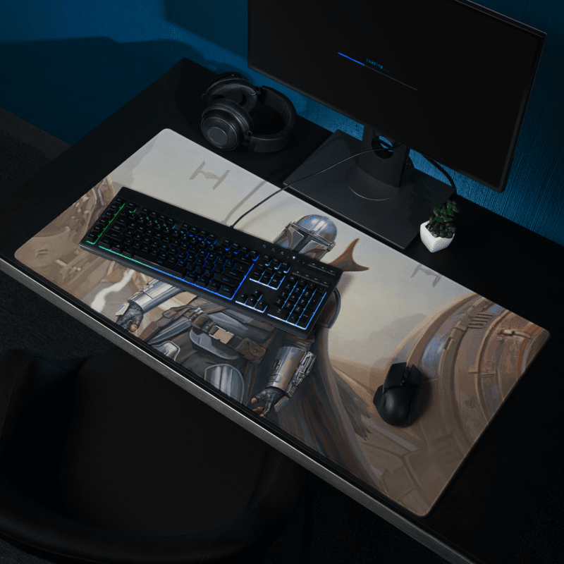 Tapis de Souris Gamer Chasseur Galactique - La Planète Gaming