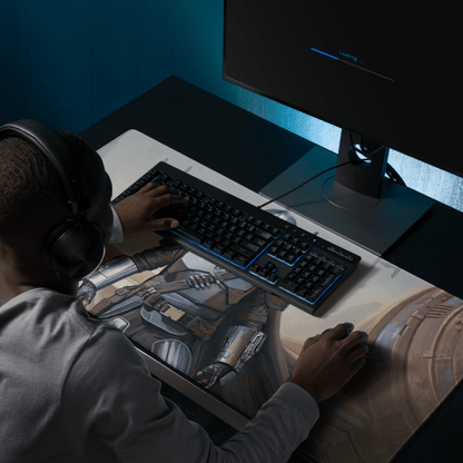 Tapis de Souris Gamer Chasseur Galactique - La Planète Gaming