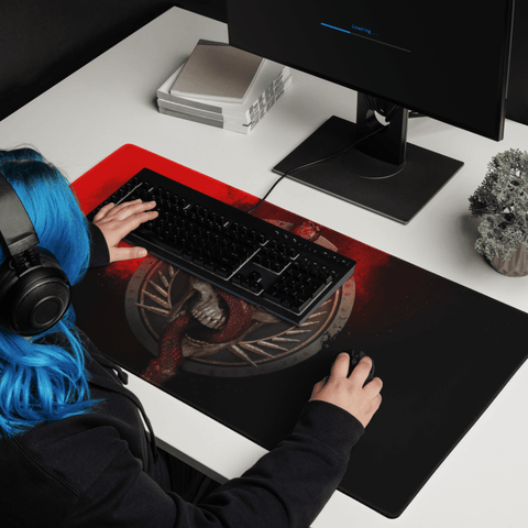 Tapis De Souris Gamer Crâne Maudit - La Planète Gaming