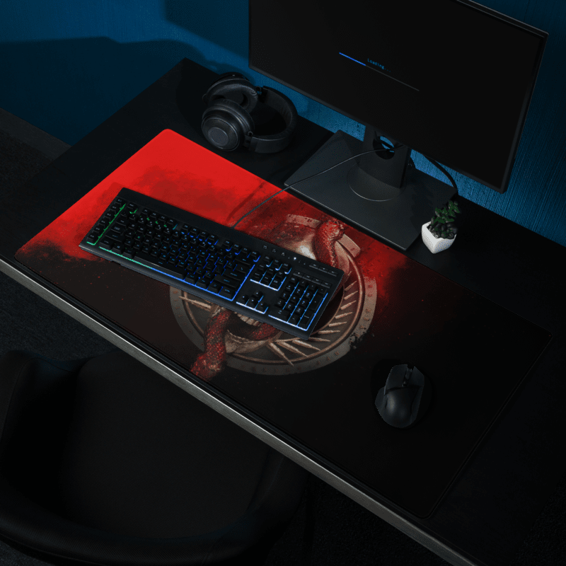 Tapis De Souris Gamer Crâne Maudit - La Planète Gaming
