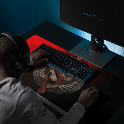 Tapis De Souris Gamer Crâne Maudit - La Planète Gaming