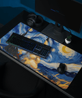 Tapis De Souris Gamer Créature Jaune Électrique Nuit Étoilée - La Planète Gaming
