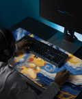 Tapis De Souris Gamer Créature Jaune Électrique Nuit Étoilée - La Planète Gaming