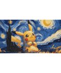 Tapis De Souris Gamer Créature Jaune Électrique Nuit Étoilée - La Planète Gaming