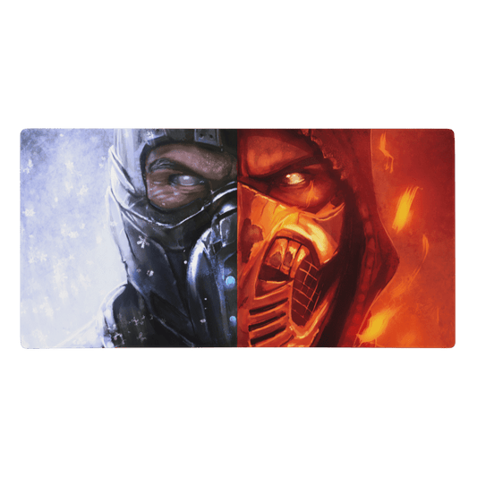 Tapis De Souris Gamer Duel Feu et Glace - La Planète Gaming