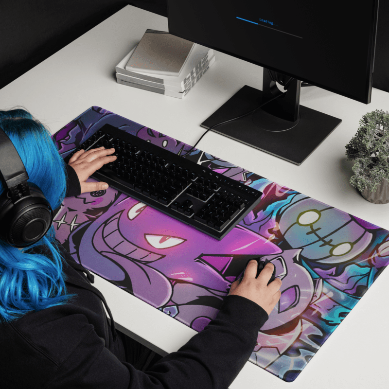 Tapis De Souris Gamer Fantômes Violets - La Planète Gaming
