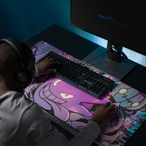 Tapis De Souris Gamer Fantômes Violets - La Planète Gaming