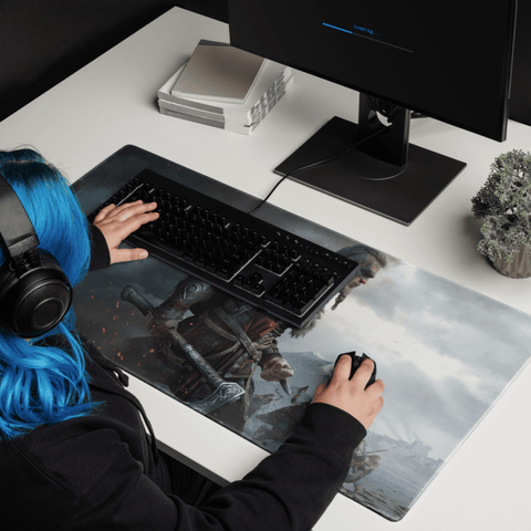 Tapis de Souris Gamer Guerrier Valhalla - La Planète Gaming